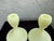 Yellow Vintage Fenton Orange Tree Blossom Custard Glass Candlesticks – Pair – Uv Reactive Vaseline Glass For Sale - Image 8 of 10