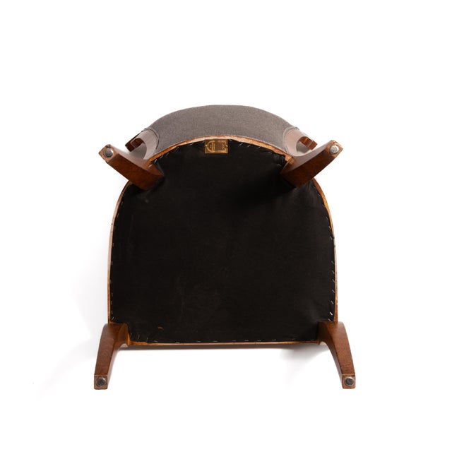 John Widdicomb Klismos Saber Leg Side Chair Jw-1773 Burl Regency Neoclassical 1960s For Sale - Image 18 of 18