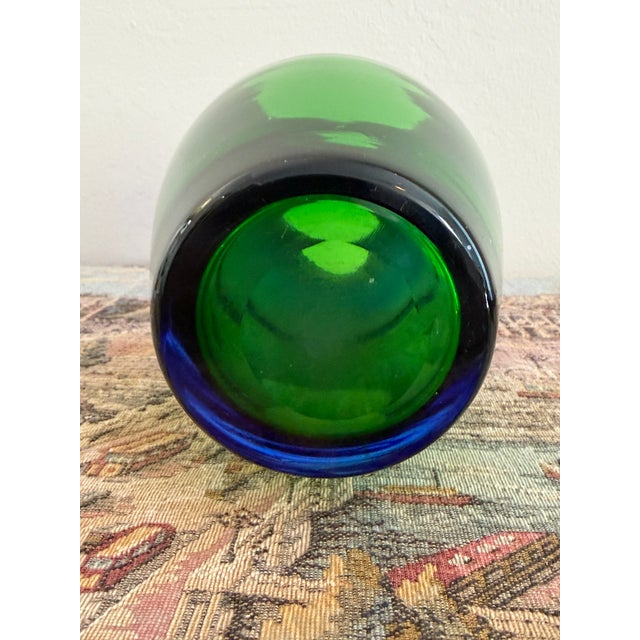When I first saw this, I thought wow. A striking postmodern art glass vase designed by acclaimed American glass artist...