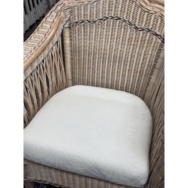 Vintage Typhoon International Corporation Wicker Chairs, Pair For Sale In San Francisco - Image 6 of 12