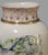 Late 20th Century Vintage Asian Japanese Inspired Hand Painted Figural Geisha Floral Vase Signed For Sale - Image 5 of 9