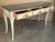 20th Century French White Painted Table Console With Green Marble Top For Sale - Image 12 of 16