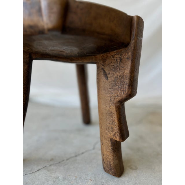 Vintage African Hehe Stool No1 For Sale In Miami - Image 6 of 14