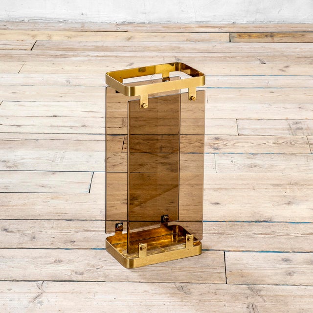 Metal Umbrella Stand by Max Ingrand for Fontana Arte, 1960s For Sale - Image 7 of 7