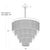 Regina Andrew Waterfall White Bead Chandelier For Sale In Detroit - Image 6 of 7