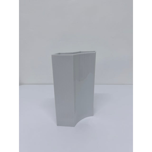 Rosenthal Sami Wirkkala Bisque Porcelain Vase for Rosenthal Studio-Line, Germany 1980s For Sale - Image 4 of 13