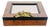 20th Century Brass, Glass and Burl Wood Box, France For Sale
