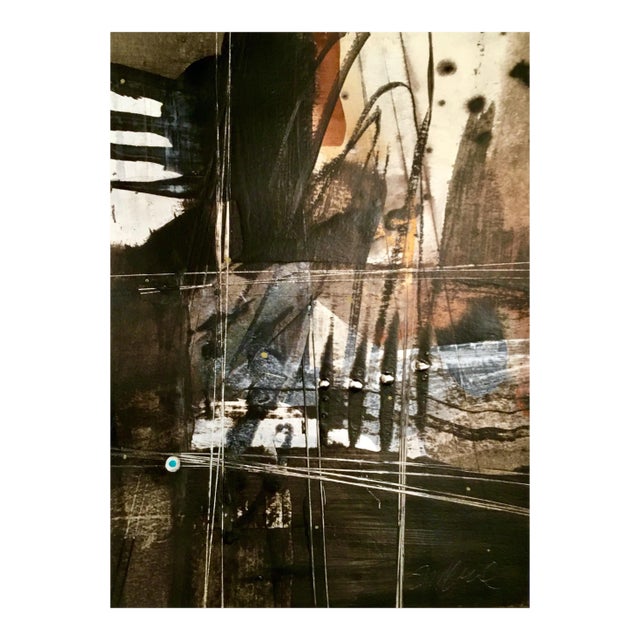 "Expressionism Six" Original Mixed Media on Paper For Sale