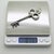 Vintage European Decorative Key Pendant in Silver 835, 1970s For Sale - Image 9 of 11