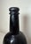 Rustic European Rare Antique 18th Century Handmade 4 Part Mold Blown Green Whiskey Glass Bottle For Sale - Image 3 of 11