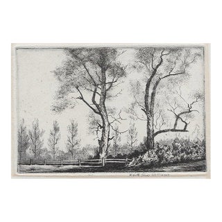 1940s Keith Shaw Williams Country Landscape Etching For Sale