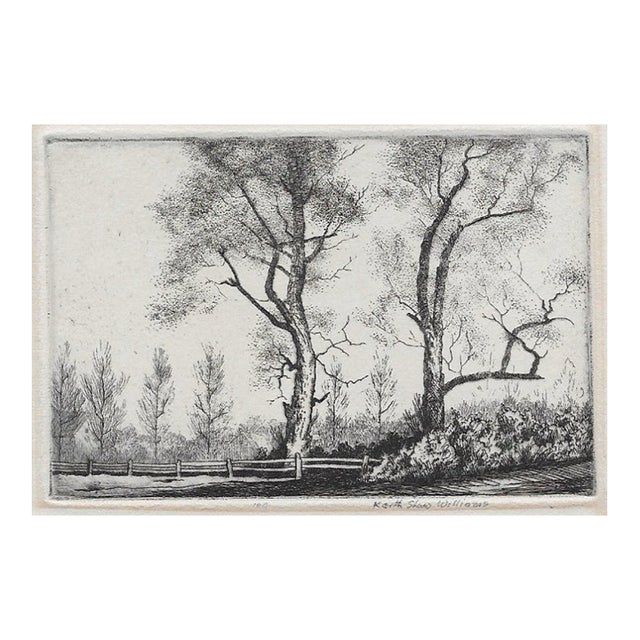 1940s Keith Shaw Williams Country Landscape Etching For Sale