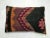 Tribal Large Pillow Made from Vintage Bohemian Kilim For Sale - Image 3 of 3