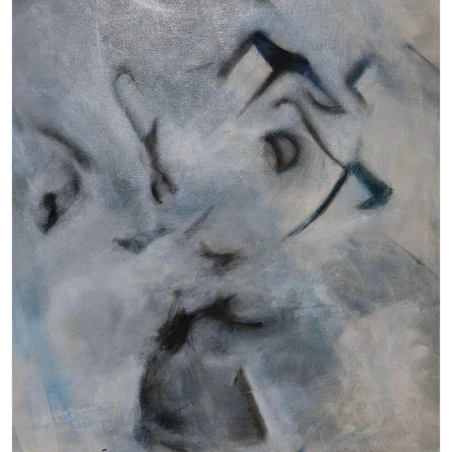 Grey Minimalism is an original artwork realized by Giorgio Lo Fermo (b. 1947) in 2020. Original Oil painting on canvas....