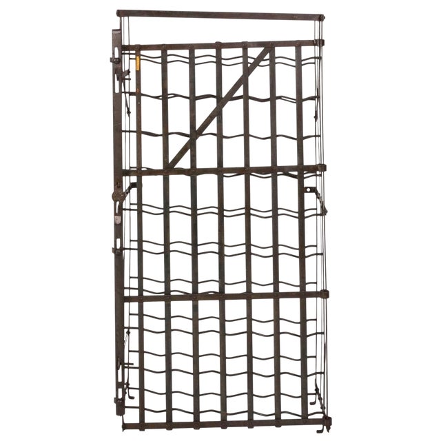 French Metal Wine Rack Chairish