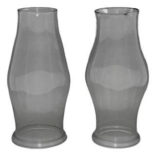 Blown Glass Hurricane Shades, Circa 1830 For Sale