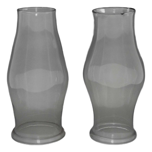 Blown Glass Hurricane Shades, Circa 1830