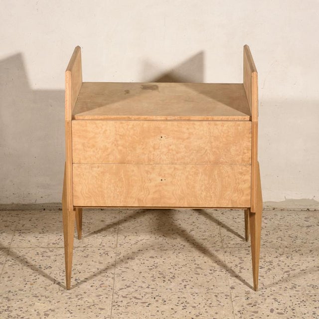 Mid-Century Modern Bedside Cabinet with Drawers, 1970s For Sale - Image 3 of 8