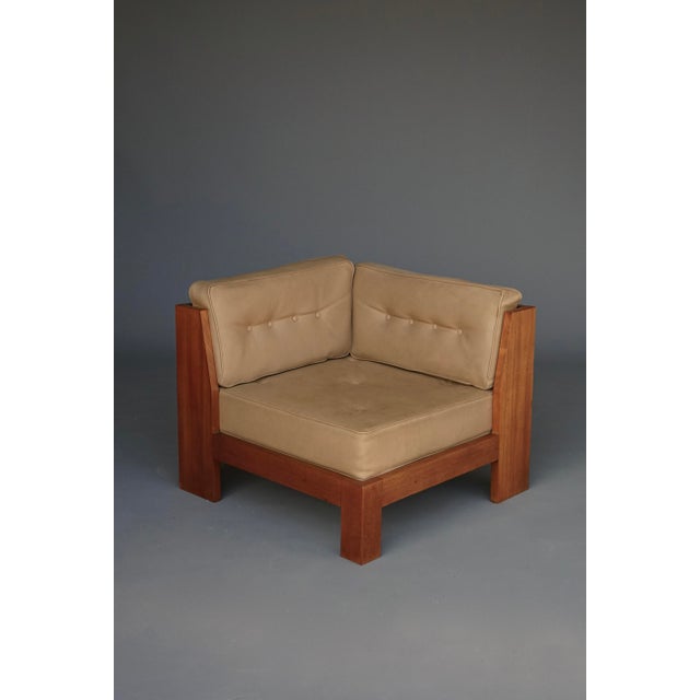 Teak Corner Chair by Wim Den Boon, 1960s For Sale - Image 17 of 17