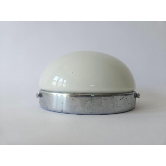 Bauhaus Functionalism Art Deco Flush Mount, 1930s For Sale - Image 12 of 13