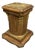 Vintage Column Pedestal in Carved Wood For Sale
