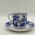 Villeroy & Boch Antique Villeroy & Boch Dresden Blue Espresso Demitasse Cups & Saucers - Set of 3 For Sale - Image 4 of 12