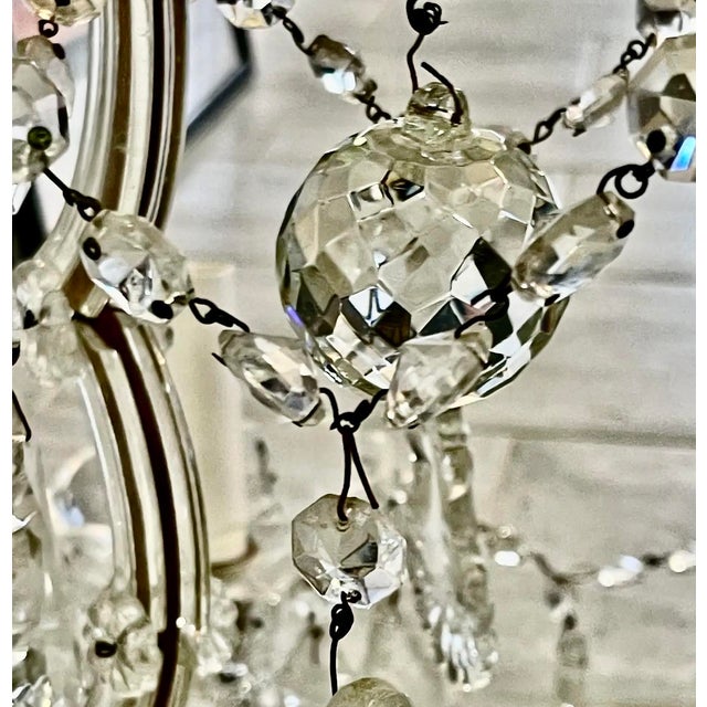 Louis XVI Style Crystal 8-Arm Chandelier For Sale - Image 11 of 11