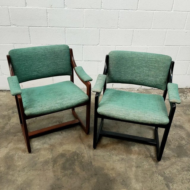 Vintage Guilleumas Armchair with Beech For Sale - Image 9 of 10