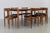 Danish Walnut Dining Room Set by Henry Rosengren Hansen for Brande, 1960, Set of 7 For Sale - Image 10 of 18