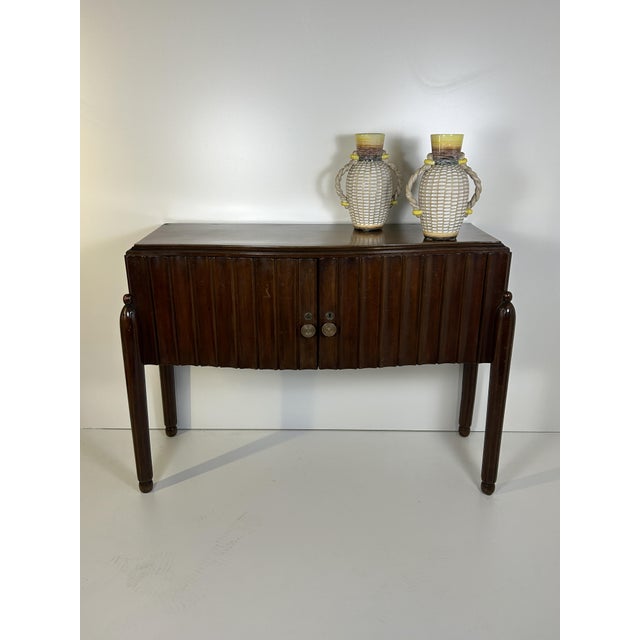 Art Deco Walnut Sideboard, 1930s For Sale - Image 9 of 18