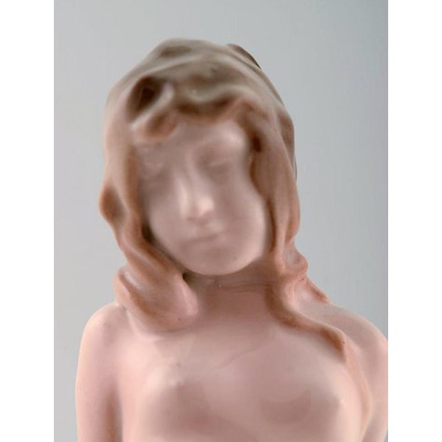 Art Deco Figure in Porcelain Young Nude Woman by Vicken Von Post for Rörstrand, 1920s For Sale - Image 6 of 9