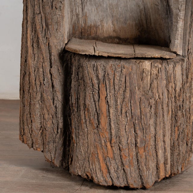 Brown Early 20th Century Swedish Rustic Log Chair For Sale - Image 8 of 12