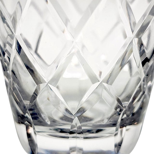 Transparent Webb Corbett Wec5 English Lead Crystal Water Goblets Set of 5 5.125" For Sale - Image 8 of 9