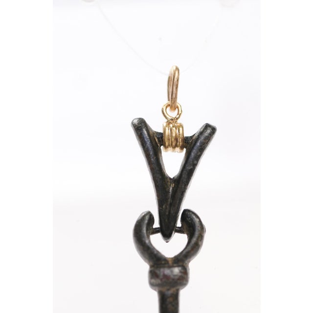 Pincer-Like Roman Artifact Pendant For Sale - Image 9 of 12