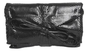 Valentino Black Python Bag or Clutch 2010