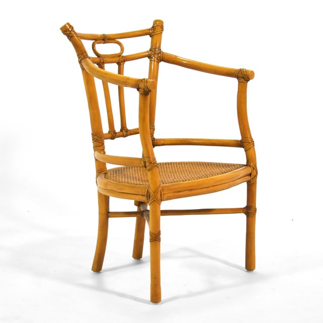 McGuire Set of Four Armchairs For Sale In Chicago - Image 6 of 12