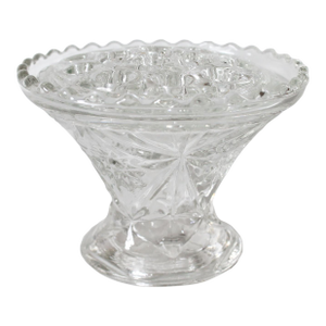 Vintage Glass Flower Frog Vase