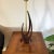 Mid Century Sculptural Walnut Table Lamp Adrian Pearsall Era For Sale - Image 11 of 13