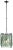 Currey & Company Industrial Airlie Pendant Overall measurements (inches) 17H x 14W x 14D Canopy 5.75W x 5.75D ;Canopy...