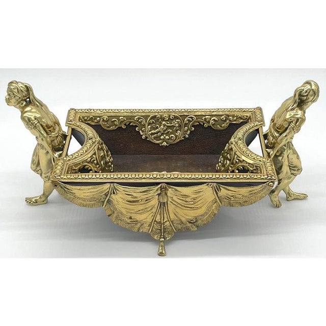 19th Century French Moorish Gilt Bronze Figural Centerpiece France, 1880s Experience the allure of late 19th century...