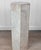 Vintage Postmodern Italian Travertine Marbled Plant Stand Pedestal For Sale - Image 6 of 9