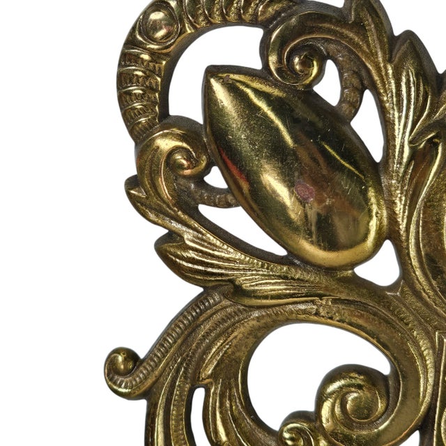 Gold Bronze Gilt Picture Frame Gold Table Top Easel 17" For Sale - Image 8 of 9