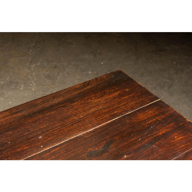 Wood 1880s British Colonial Hardwood Writing Desk For Sale - Image 7 of 9