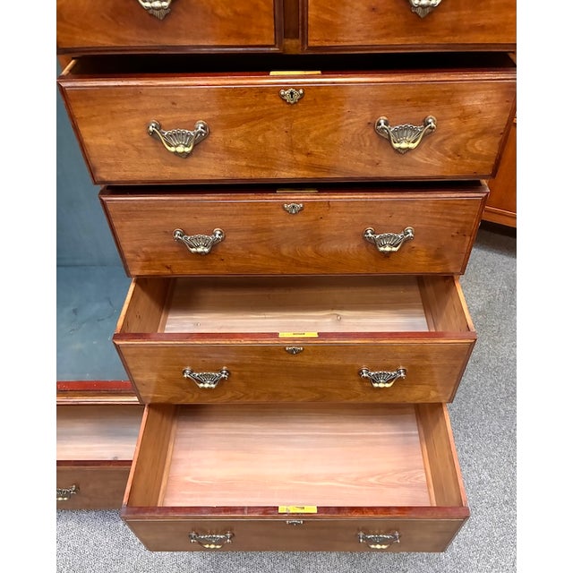 Brown Nineteenth Century English Compactum / Armoire With Cedar Interior - Custom Made - Circa 1890 - Uk Import For Sale - Image 8 of 10