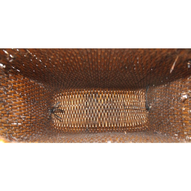 Wood Basket With Removable Lid (Large) For Sale - Image 7 of 10