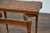 A French walnut game table from circa 1880 with marquetry and felt reversible folding top. This French walnut game table...