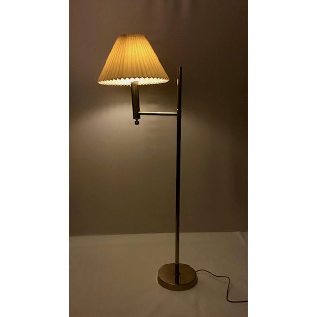 Bergboms Vintage Model G-018 Floor Lamp in Brass from Bergboms, 1960s For Sale - Image 4 of 16