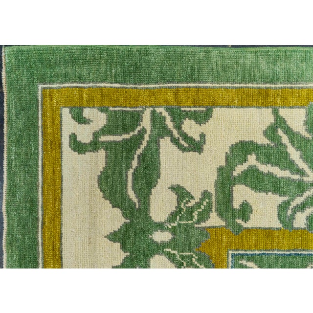 Contemporary Turkish Oushak Rug 13'11" x 20'4" For Sale - Image 3 of 4