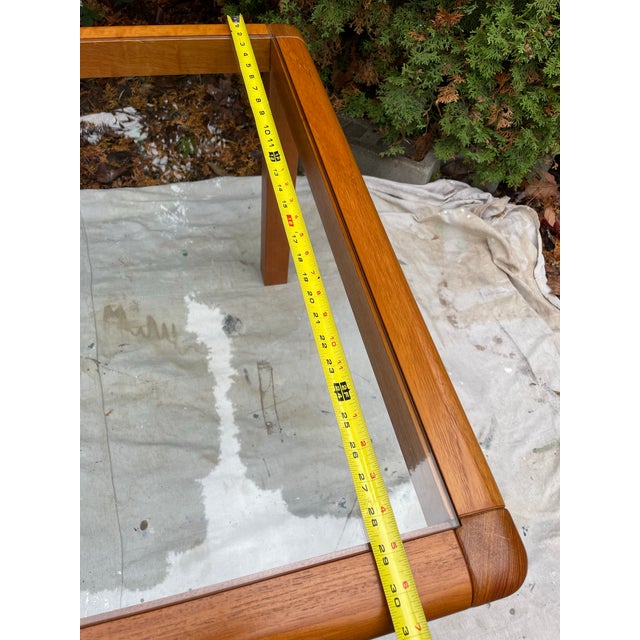 Brown Trioh-Mobler Teak & Glass Side Table Danish Modern, C. 1960s For Sale - Image 8 of 8