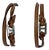 1990s Hermes “Tillet” Leather Wrap Bracelets - A Pair - For Sale
